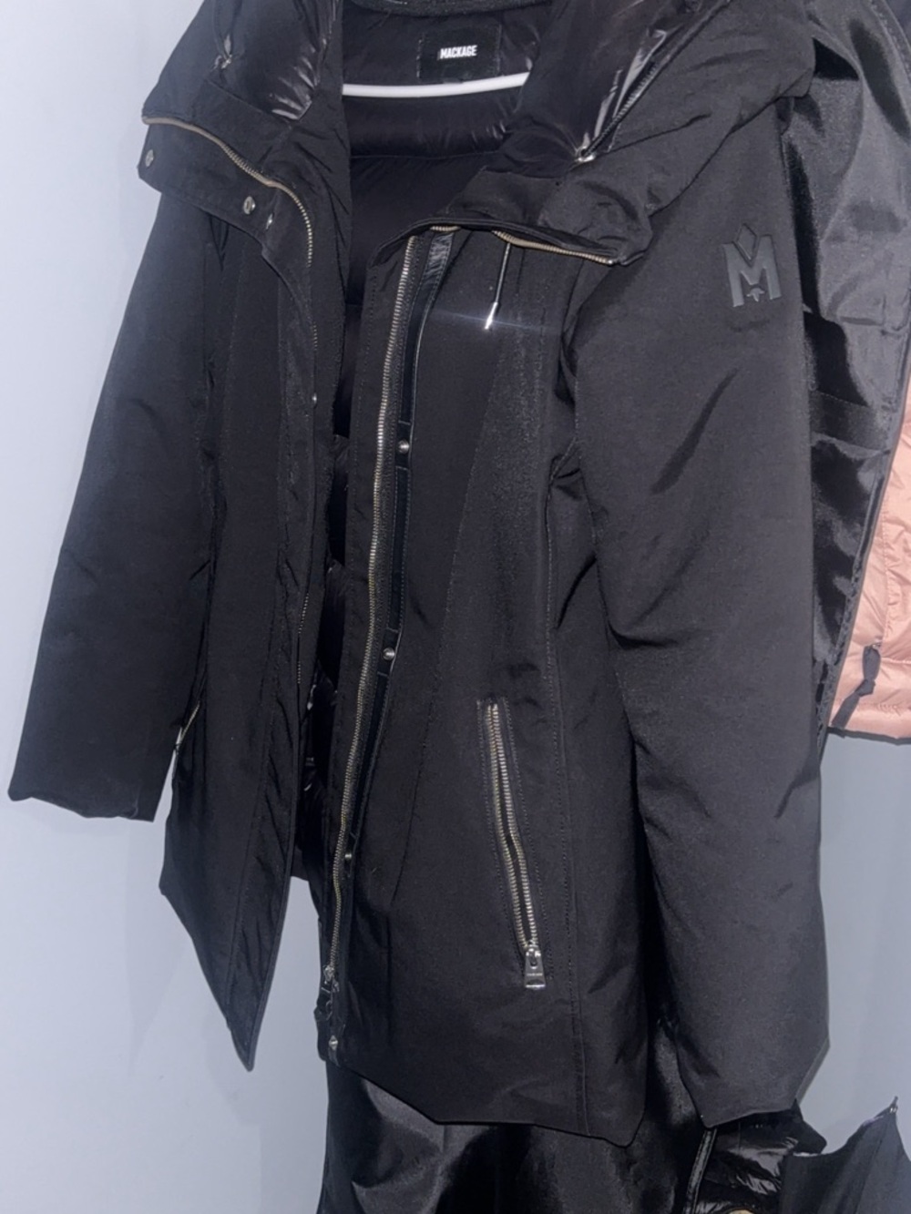 Mackage Black Womens Puffer Jacket